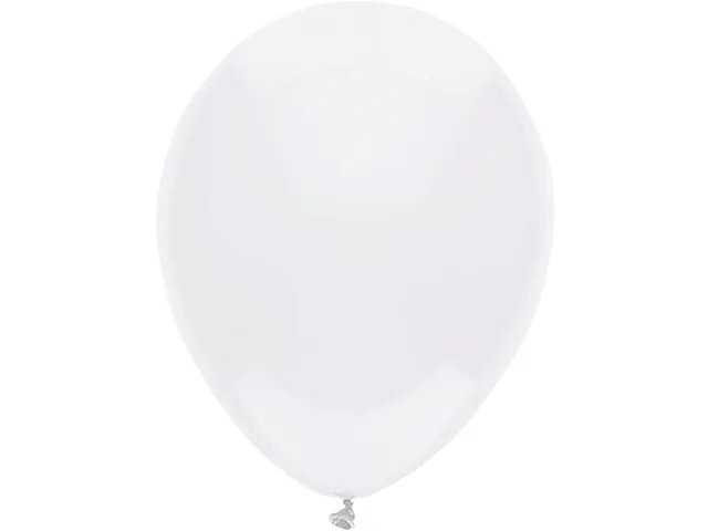 Ballonnen uni wit Ø30cm