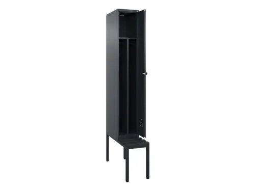 locker voor scheiding van kleding,HxBxD 2120x300x815mm,1vak