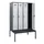 locker met bank,HxBxD 1950x1200x815mm,4vak,vak B 300mm,draaigrendel