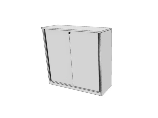 schuifdeurkast,HxBxD 1155x1200x445mm,Bl-wit