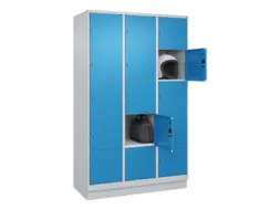 lockerkast,HxBxD 1950x1200x500mm,3x5vakken,vak B 400mm,cil.-slot