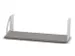 rayonnage de rehausse p. cloison de séparation BZ gris