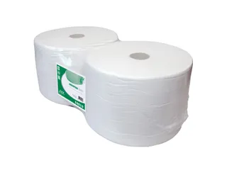 Industriepapier P54010 1-laags Recycled Wit 2 Rol - 1