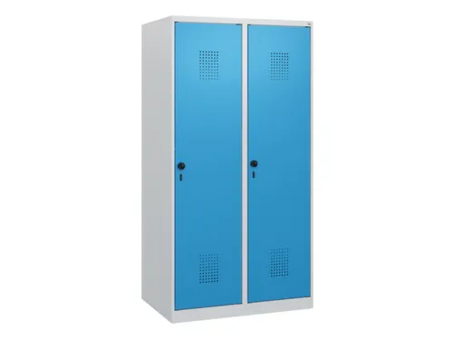 schoollocker,HxBxD 1530x800x500mm,2vak,vak B 400mm,draaigrendel