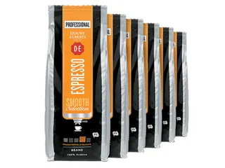 Koffie Douwe Egberts espresso bonen medium smooth selection 1kg - 1