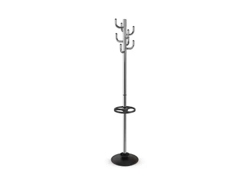 Kapstok MAULpolaris chrome standvoet 177cm zilver