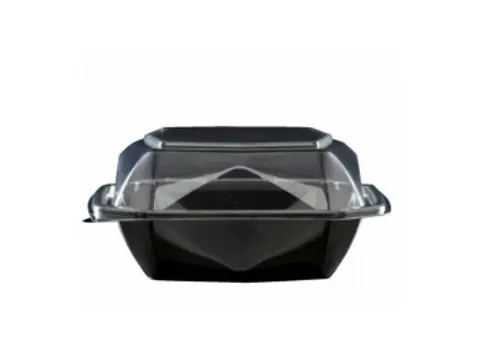 Octaview APET Zwart/Transparant 150x150x70mm 400ml 400 stuks