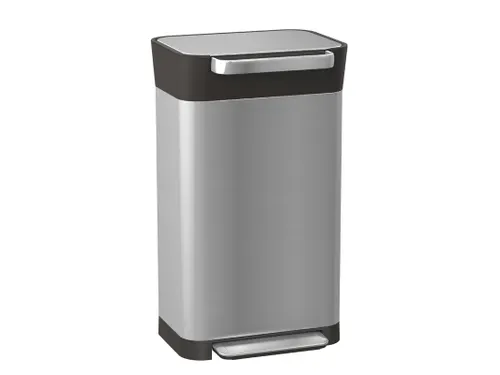Pedaalemmer Intelligent Waste Titan mat RVS Zwart 30 liter