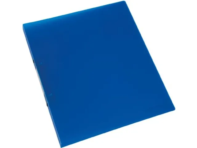 Ringmap A4 2 Ringen 16mm Transparant Blauw