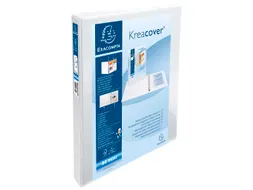 Ringmap Kreacover Pp Personaliseerbaar A4 2d-ringen 20mm Wit