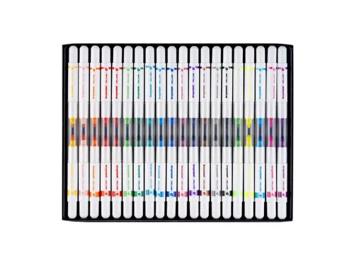 Viltstift Bruynzeel Kids Twin Point assorti 20 stuks
