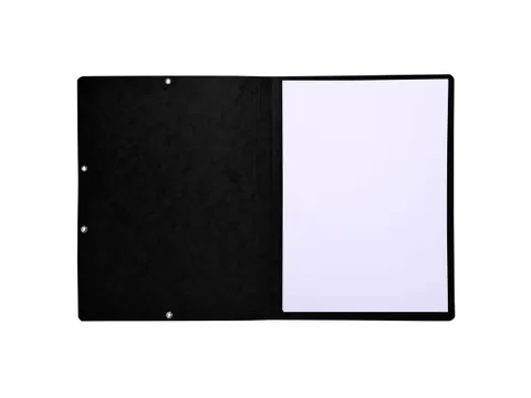 Elastomap glanskarto n 355 z/ klep zwart