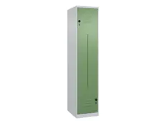 Z-garderobekast,HxBxD 1850x400x500mm,vak B 200/400mm,draaigrendel