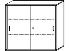 Schuifdeurkast 1150X1200X430Mm Decor Romp Beuken Decor Front Onyxgrijs