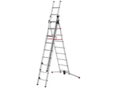 multifunctionele telescoopladder,2x9/1x8,sporten,balk L 5,62m