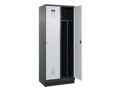 locker voor scheiding van kleding,HxBxD 1950x800x500mm,2vak