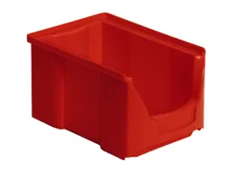 Zichtbak Hxbxd 125x145x230/196mm Pe Rood