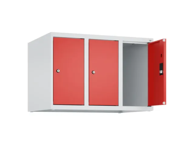 opzetkast,v. locker,3vak.,vak B 250mm,HxBxD 500x750x500mm,vleugeldeur