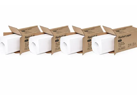 Flipoverpapier Legamaster blanco 20vel 5 Stuks Voordeelbundel