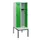 locker met bank,HxBxD 1950x600x815mm,2vak,vak B 300mm,draaigrendel