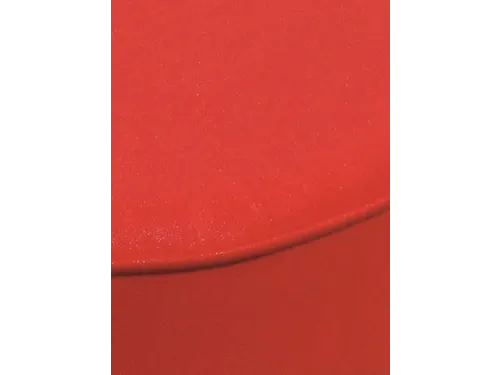 Draaikruk Gasveer Aluminium Voetkruis 530-690mm Kunstleer Rood Wielen