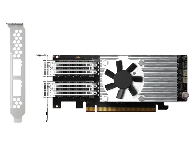 QNAP QXG-100G2SF-E810, Intern, Bedraad, PCI Express, Fiber, 100000 Mbi