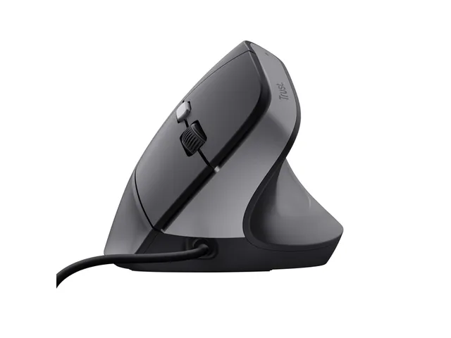 Trust BAYO II Ergonomische muis bedraad Zwart 25144