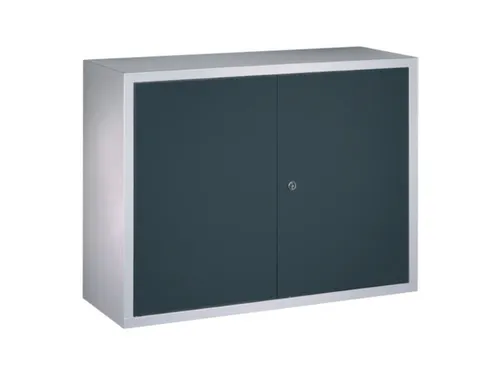 Hangkast 600x800x300mm 1 Verstelbaar Legbord Ral 7035 Front Ral 7016