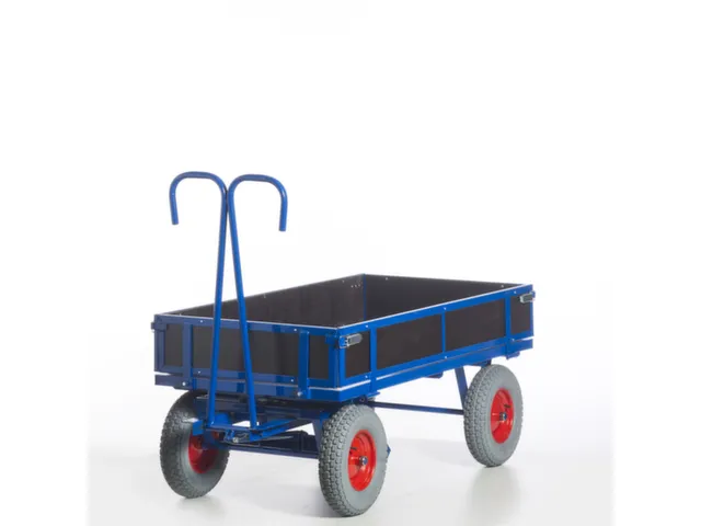 Chariot à Avant-train Pivotant Force 1t Plateau Lxl 1560x760mm Ridell