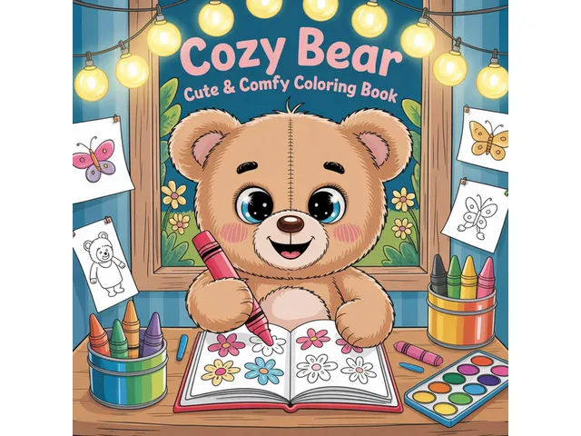 Kleurboek Cozy Bear 1