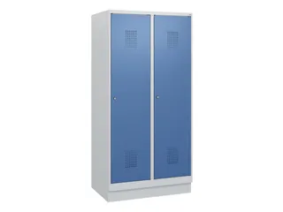 schoollocker,HxBxD 1630x800x500mm,2vak,vak B 400mm,cil.-slot,sokkel - 2