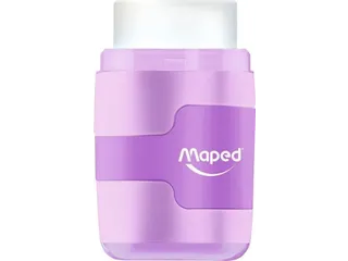 Puntenslijper Maped Connect 2-gaats met gum display à 20 stuks pastel - 6