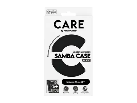 PanzerGlass CARE by Samba Case Black w. Qi Compatible iPhone 17e