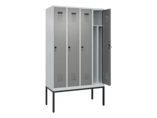 locker voor scheiding van kleding,HxBxD 2120x1200x500mm,4vak - 1