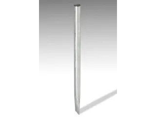 paal,v. afvalbak,H 1450mm,staal verzinkt - 1
