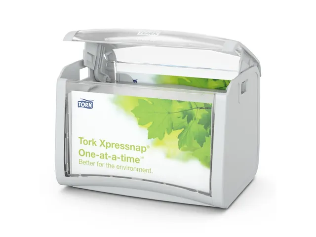 Distributeur de serviettes Xpressnap sur table N4 Signature Line gris
