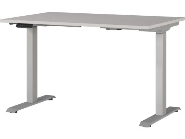 Elektrisch ihv bureau,HxBxD 720-1200x1200x800mm,blad decor kasjmier