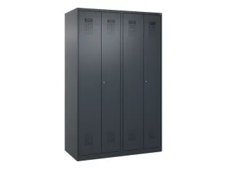 locker voor scheiding van kleding,HxBxD 1850x1200x500mm,4vak - 2