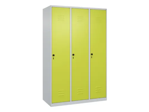 locker voor scheiding van kleding,HxBxD 1850x1200x500mm,3vak