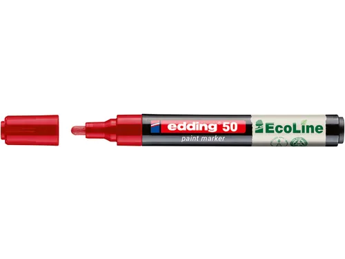 Paintmarker edding 50 EcoLine op waterbasis 2-3mm rood