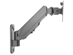 Wandbeugel voor TV’s en monitoren (veerarm met 2 draaipunten), voor