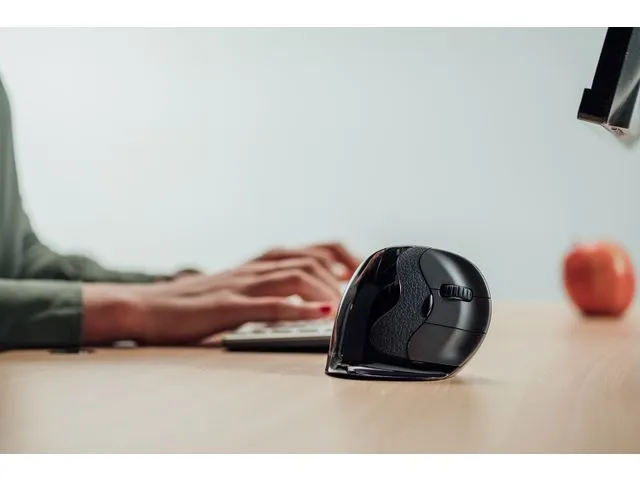 Evoluent D Ergonomische muis draadloos rechts Antraciet Small