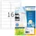 HERMA 10730 Etiketten gerecycled papier A4 99,1x33,8mm Wit 1280 stuks