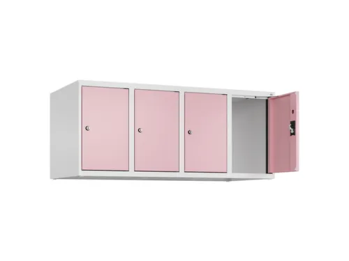 opzetkast,v. locker,4vak.,vak B 300mm,HxBxD 500x1200x500mm