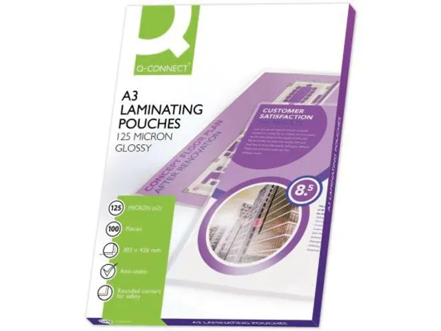 Lamineerhoes A3 Glanzend 303x426mm 2x125 Micron Doos 100 stuks