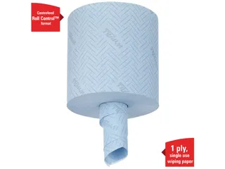 Poetsrol WypAll L10 1-laags 18,3cmx239m 630 vel blauw 7494 - 5