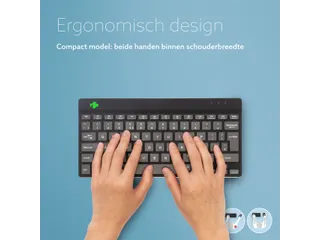 Toetsenbord R-Go Ergonomisch Compact Break QWERTY zwart - 4
