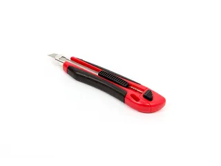 Snijmes IEZZY 9mm kunststof met ergonomische softgrip incl. 3 mesje - 4