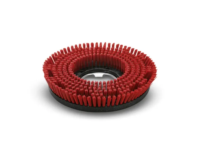 Schijfborstel,v. schrobzuigmachine,middel,Ø 330mm,rood