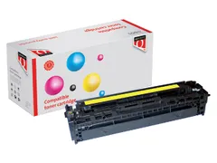 Tonercartridge Quantore alternatief tbv HP CB542A 125A geel